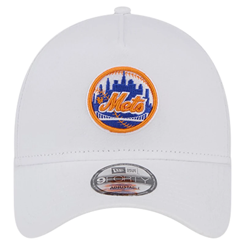 Casquette réglable New Era New York Mets TC A-Frame 9FORTY pour hommes