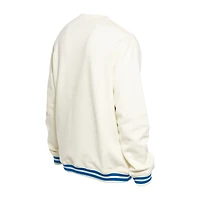 Men's New Era White York Mets Throwback Sweatshirt