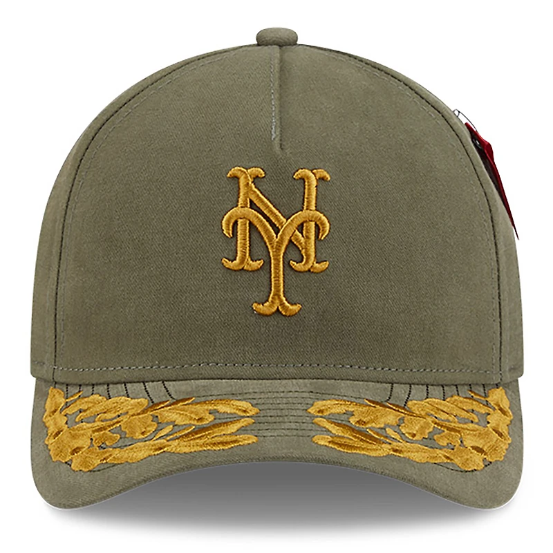 V107988 Mets MLB Nwe 2025 Alpha A-Frame 9forty HATMENSTR 60692426 #33