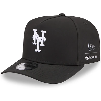 Men's New Era x GORE-TEX  Black New York Mets A-Frame 9FIFTY Adjustable Hat