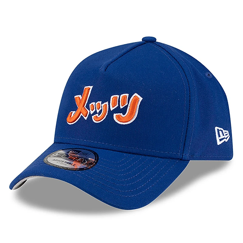 Men's New Era x Hyperfly Royal New York Mets A-Frame 9FORTY Adjustable Hat