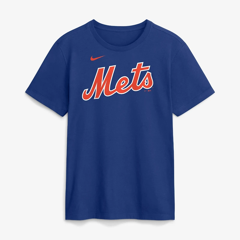 Men's Nike AJ Ewing Royal New York Mets Name & Number T-Shirt