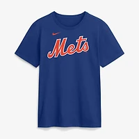 Men's Nike AJ Ewing Royal New York Mets Name & Number T-Shirt