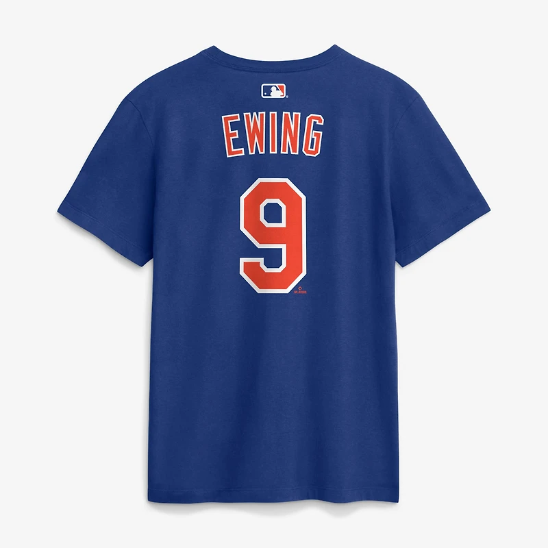 Men's Nike AJ Ewing Royal New York Mets Name & Number T-Shirt