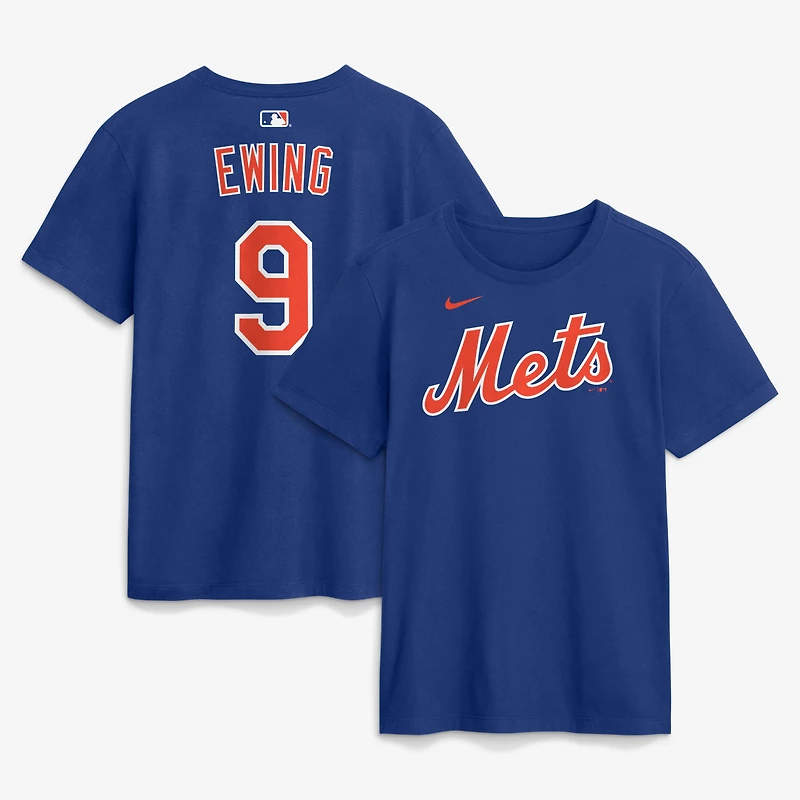 T-shirt Nike AJ Ewing Royal New York Mets pour homme, avec nom et numéro