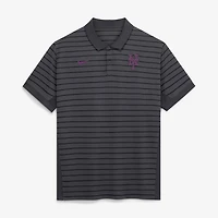 Polo Nike Authentic Collection City Connect rayé Victory Dri-FIT pour homme, anthracite/noir, New York Mets