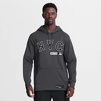 Men's Nike Anthracite New York Mets Authentic Collection City Connect Therma-FIT Hoodie