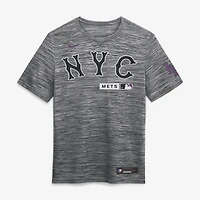Men's Nike Anthracite New York Mets Authentic Collection City Connect Velocity Dri-FIT T-Shirt