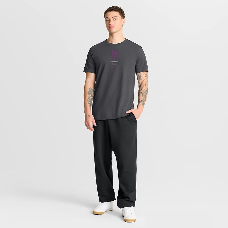 T-shirt Nike City Connect 2-Hit anthracite pour homme, New York Mets