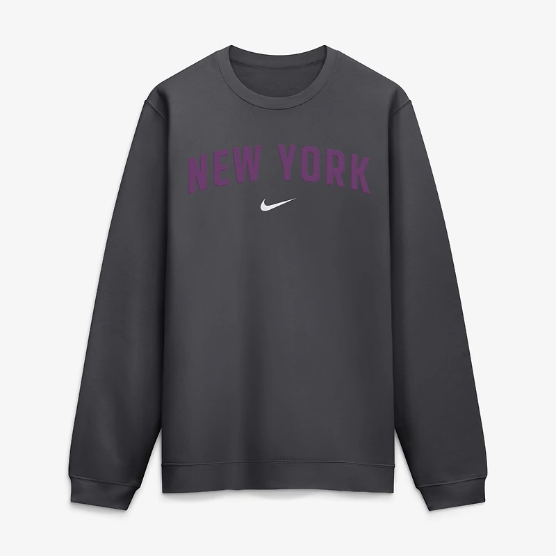Men's Nike Anthracite New York Mets City Connect Club Sweatshirt
