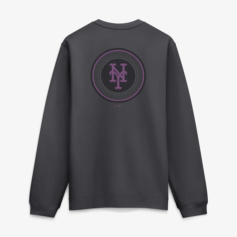 Men's Nike Anthracite New York Mets City Connect Club Sweatshirt