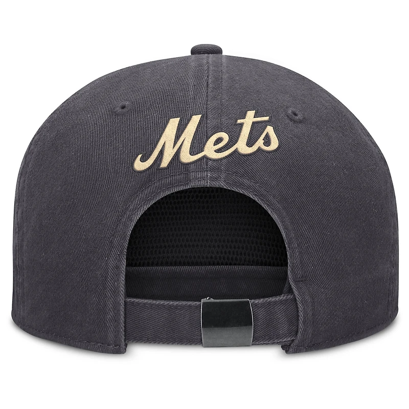Casquette ajustable Nike Anthracite New York Mets Monotone Pro pour homme