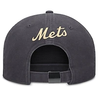 Casquette ajustable Nike Anthracite New York Mets Monotone Pro pour homme