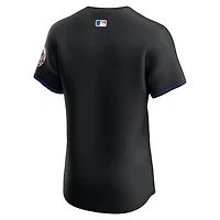 Men's Nike Black New York Mets Alternate  Elite Jersey