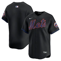 Men's Nike Black New York Mets Alternate Limited Jersey