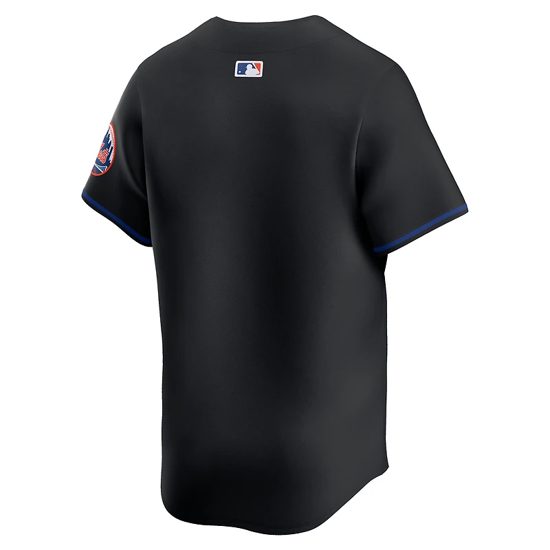 Men's Nike Black New York Mets Alternate Limited Jersey