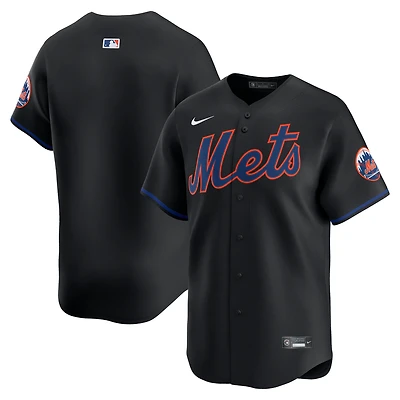 Men's Nike Black New York Mets Alternate Limited Jersey