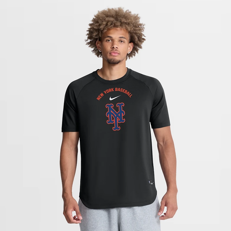 Men's Nike Royal New York Mets Authentic Collection Batting Practice Pre-Game Raglan Dri-FIT Top