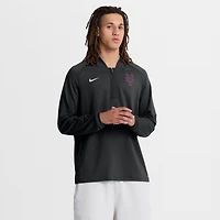 Pull-over Nike Royal New York Mets Authentic Collection Dri-FIT Raglan à demi-zip pour homme