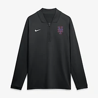 Men's Nike Royal New York Mets Authentic Collection Dri-FIT Raglan Half-Zip Pullover