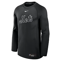 Men's Nike Royal New York Mets Authentic Collection Game Time Raglan Dri-FIT Long Sleeve T-Shirt