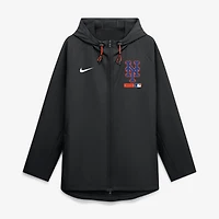 Men's Nike Royal New York Mets Authentic Collection Raglan Therma-FIT Full-Zip Hooded Jacket