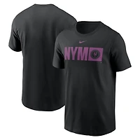 T-shirt Nike noir City Connect Tricode pour homme des Mets de New York