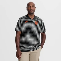 Men's Nike  Black New York Mets Cooperstown Collection Dri-FIT Victory Striped Polo