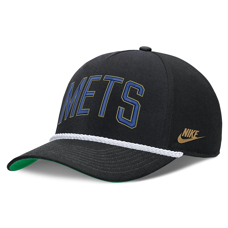 Casquette ajustable Nike Rise noire pour homme