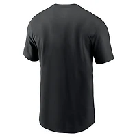 T-shirt Nike noir New York Mets Fashion Graphic Swoosh pour homme