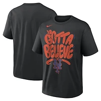 T-shirt Nike Max90 noir pour homme, motif graffiti New York Mets Local