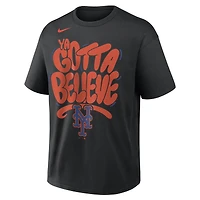 T-shirt Nike Max90 noir pour homme, motif graffiti New York Mets Local