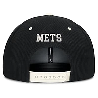 Men's Nike  Black New York Mets Pro Corduroy Structured Snapback Hat