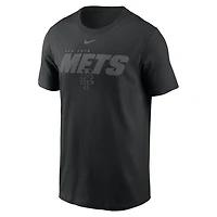 Men's Nike Black New York Mets Tonal Club T-Shirt