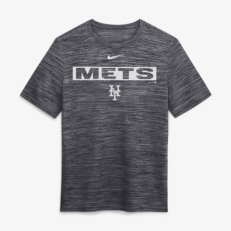Men's Nike Black New York Mets Velocity Dri-FIT T-Shirt