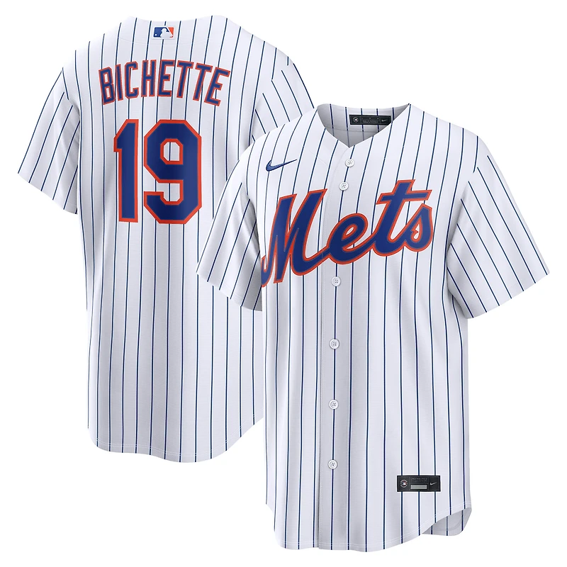 Maillot réplique domicile Nike Bo Bichette blanc des Mets de New York pour homme
