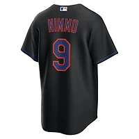 Men's Nike Brandon Nimmo Black New York Mets Alternate Replica Jersey