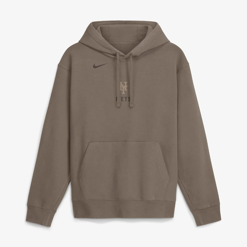 Men's Nike Brown New York Mets Fashion Club Pullover Hoodie