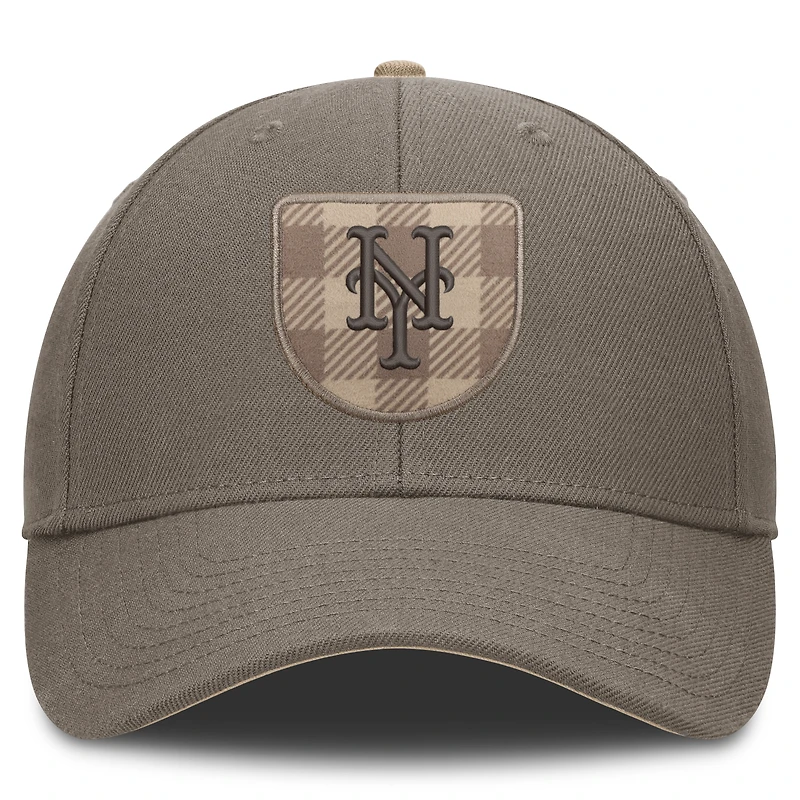 Casquette ajustable Nike marron New York Mets Statement Rise pour homme