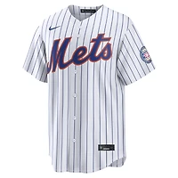 Men's Nike Carlos Beltran White New York Mets Home Replica 2026 Hall of Fame Patch Jersey