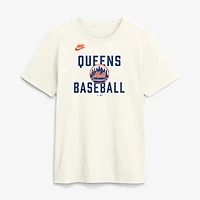 T-shirt Nike crème pour homme, collection New York Mets Cooperstown, inspiré des années 70