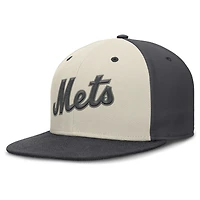 Men's Nike  Cream New York Mets Dri-FIT True Fitted Hat