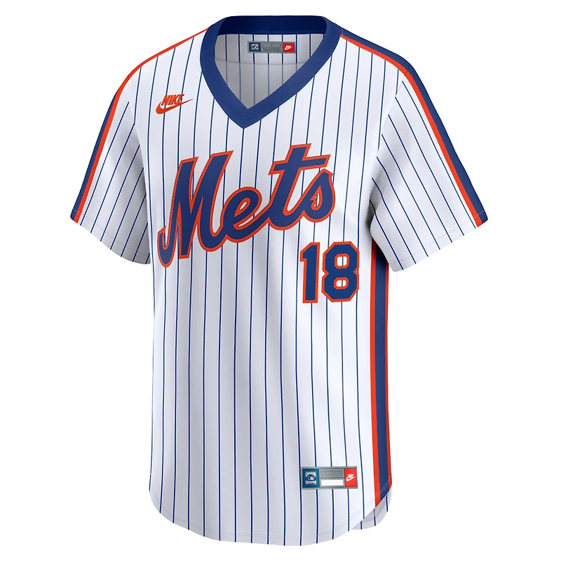 Maillot Nike Darryl Strawberry Navy New York Mets Throwback Cooperstown Limited pour homme