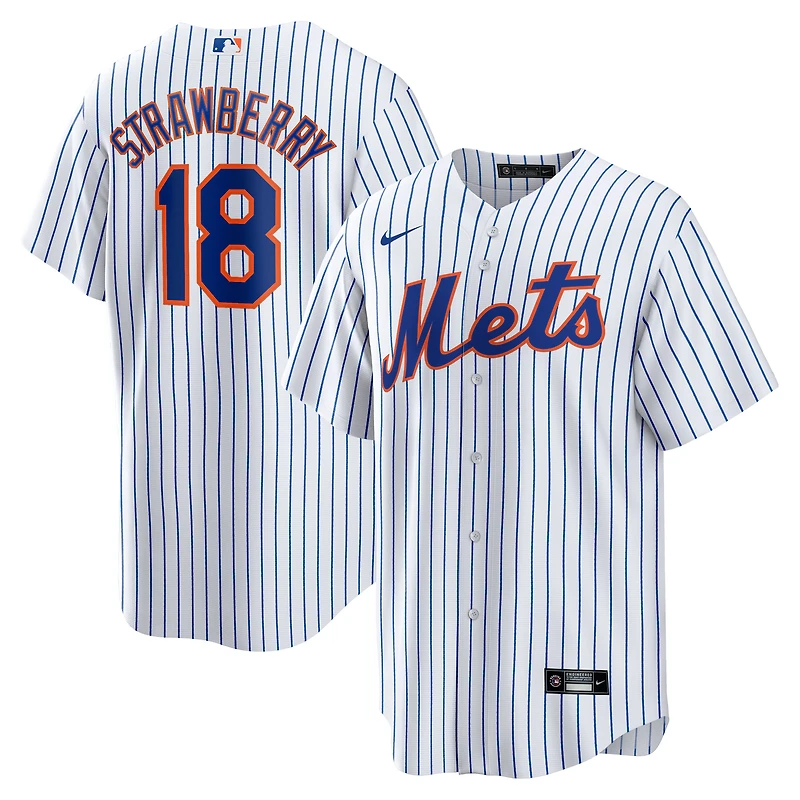Men's Nike Darryl Strawberry White New York Mets Home Replica Retired Player Jersey