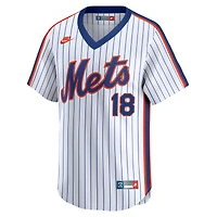 Maillot Nike Darryl Strawberry pour homme, blanc, collection limitée New York Mets Throwback Cooperstown