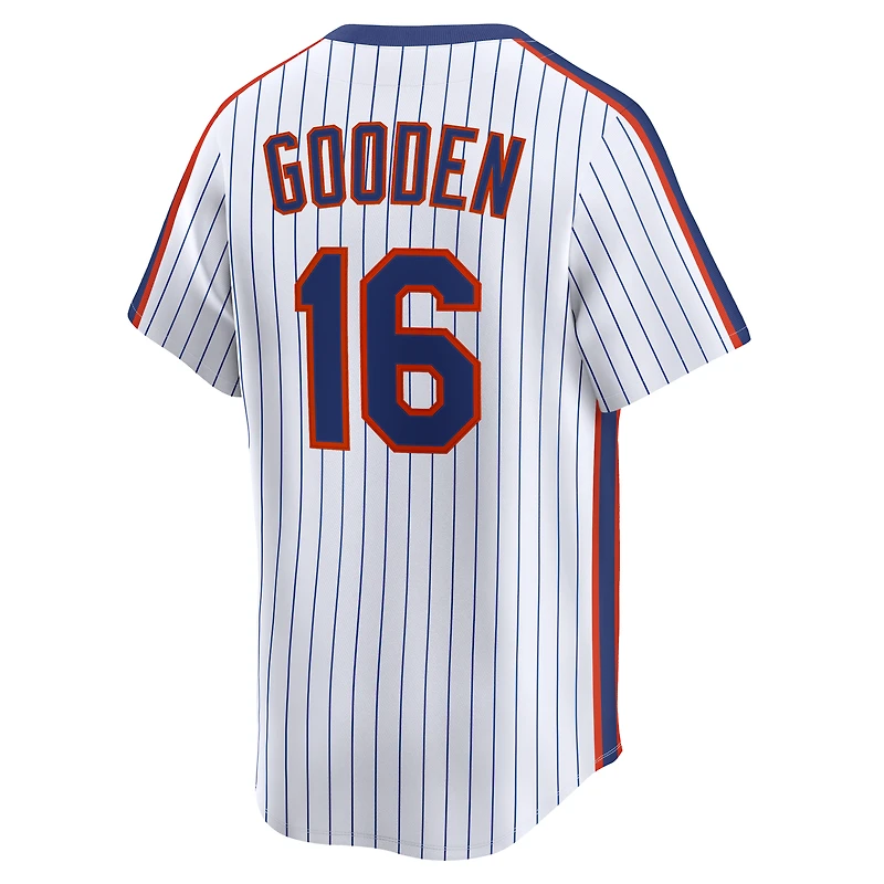 Maillot Nike Dwight Gooden blanc New York Mets Cooperstown Collection Limited pour homme