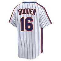 Maillot Nike Dwight Gooden blanc New York Mets Cooperstown Collection Limited pour homme