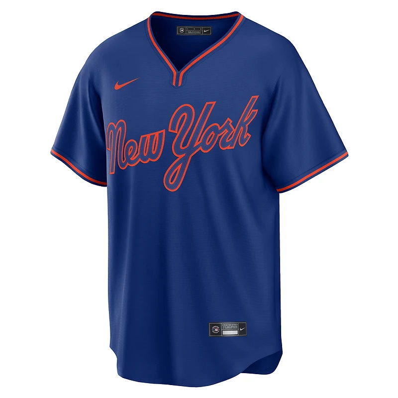 Men's Nike Francisco Lindor Royal New York Mets Alternate Replica Player Jersey