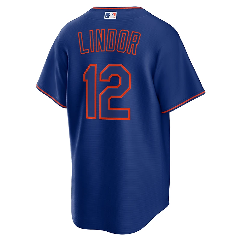 Men's Nike Francisco Lindor Royal New York Mets Alternate Replica Player Jersey