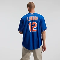 Men's Nike Francisco Lindor Royal New York Mets Alternate Replica Player Jersey